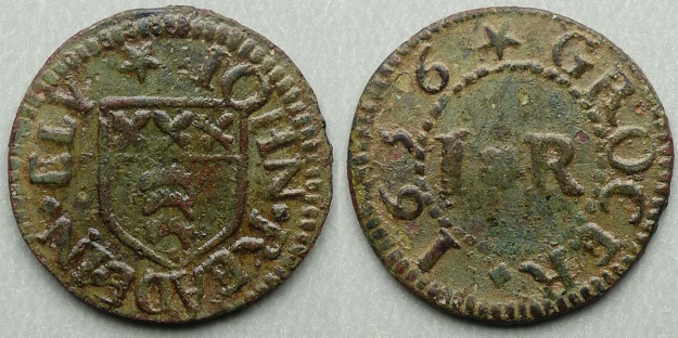 Ely, John Reade 1656 farthing N444